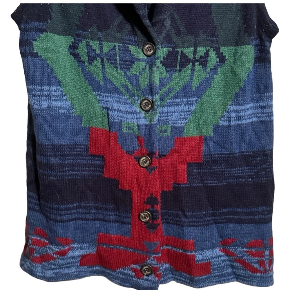 Chaps Denim Sweater‎ Vest - Picture 3 of 6